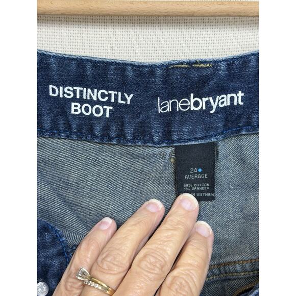 Lane Bryant Distinctly Boot Women’s Jeans Plus Sz 24 Average Inseam 30 Classic - Picture 7 of 15